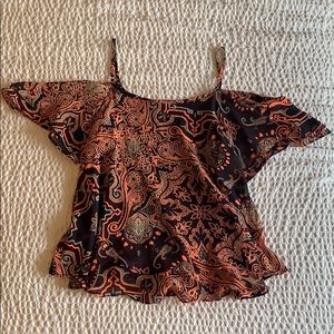 Boutique Off-Shoulder multicolor Size L Blouse